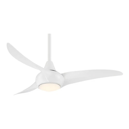 Minka Aire Light Wave 44 44" Ceiling Fan - White 3-Blade Remote Control - Picture 2 of 2