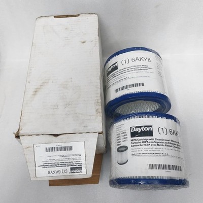 DAYTON [2] 6AKY8...HEPA-KARTUSCHE MIT CLEANSTREAM-FILTERMEDIEN / HERGESTELLT ...