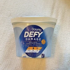 Downy Defy Damage Total Wash Conditioning Beads Unscented 19.5oz. ~NEW & SEALED