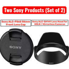 Sony ALC-SH141 Lens Hood ALC-F86S 86mm Front Lens Cap Set of 2 Genuine From JP