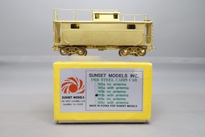 HO Brass Model - Sunset PRR Pennsylvania Steel Caboose Cabin Car N5B w/ Antennae