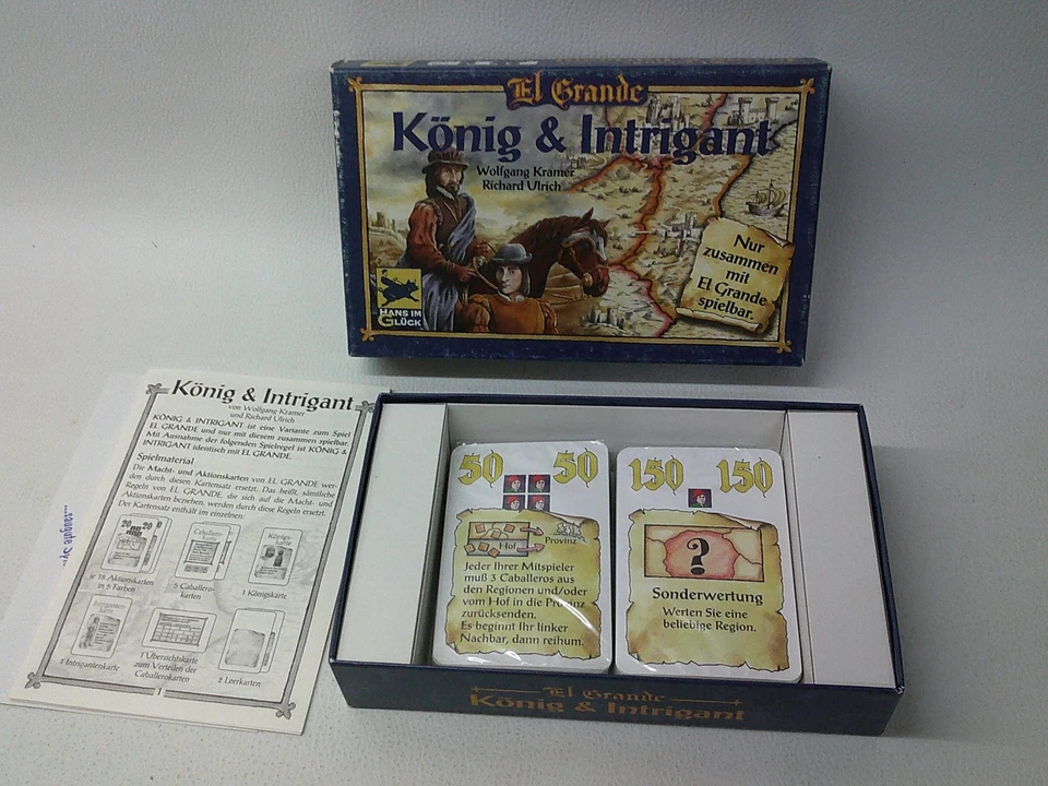 HANS IM GLÜCK - EL GRANDE - KÖNIG & INTRIGANT - ERWEITERUNG - UNGESPIELT - Bild 3 von 4