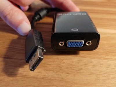 Delock Adapter DisplayPort DP 1.2 to VGA Monitor Display Cable