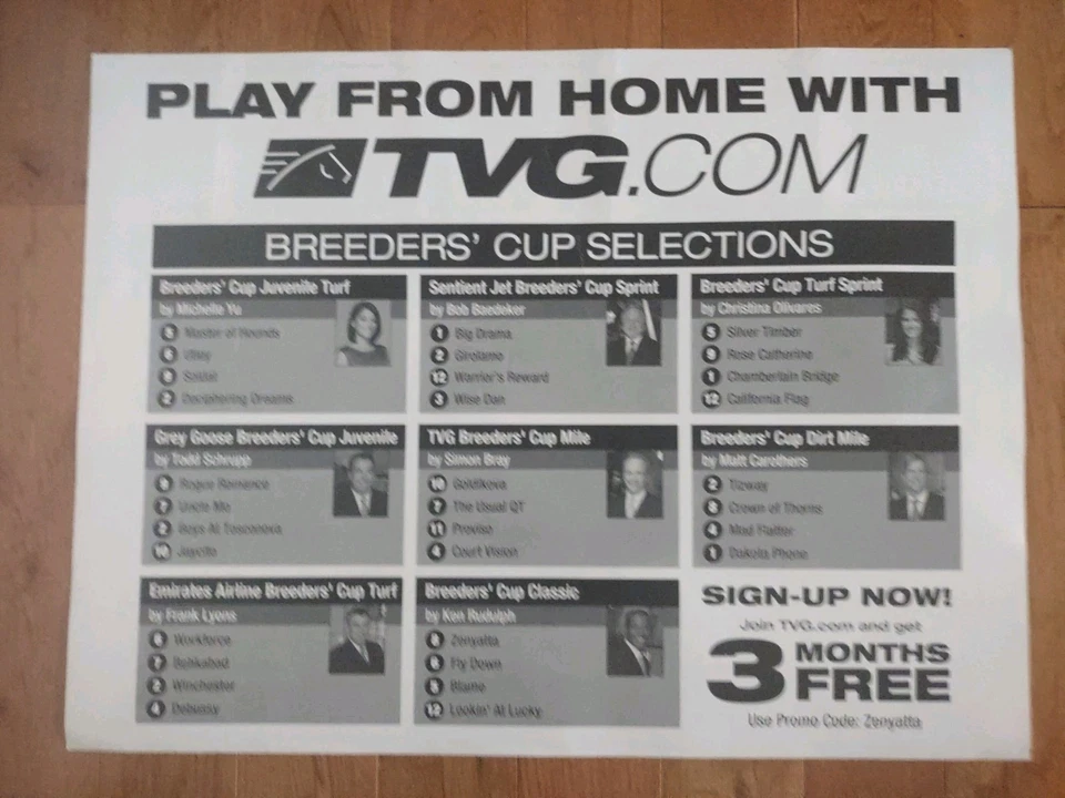 Póster ZENYATTA - 2010 Breeders Cup @ Churchill Downs  Foto 4 de 4