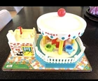Vintage 1972 Fisher Price Little People Play Merry Go Round Carousel not Working