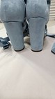 Blue Strappy Round Toe Ankle Strap Heeled Women's Sandals Size 10 — photo 2