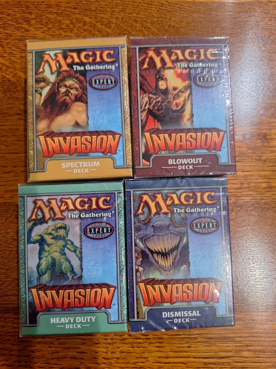 Magic: The Gathering Invasion Sealed Collectible Card Game Decks