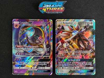 Solgaleo GX 89/149 & Lunala GX SM17 Combination Set - HP - LP