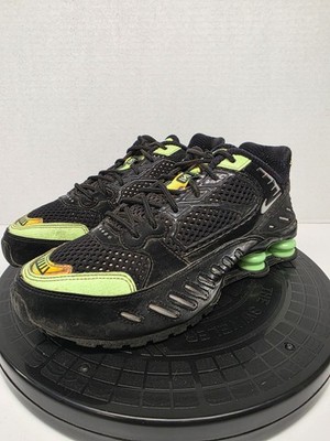 NIKE SHOX Enigma Lime Blast Black Women's Sz 8 Athletic Running Shoes CK2084-002