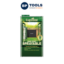 Cuprinol 5355970 One Coat Sprayable Fence Treatment Black 5 Litre
