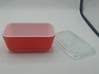 Vintage Pyrex "Red" 4¼ Inch / 1½ Pint Refrigerator Jar - Near Mint Condition