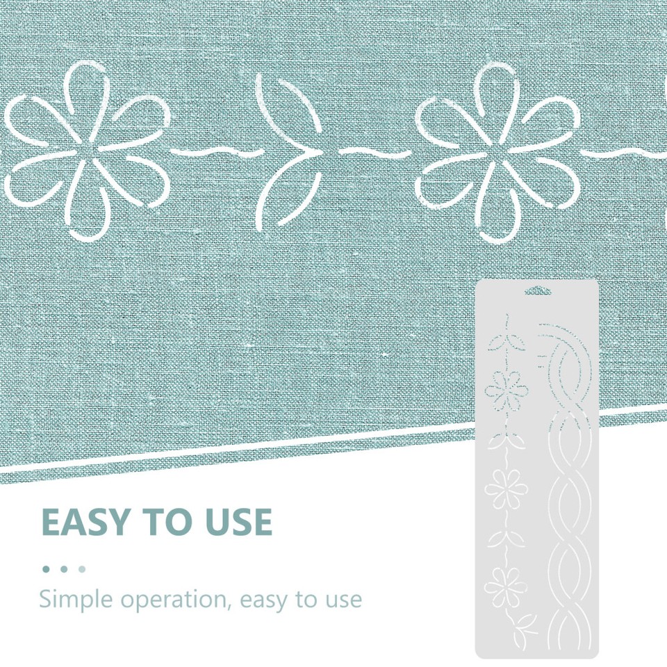2 Pcs Quilting Stencils for Hand Templates Machine Embroidery Sewing