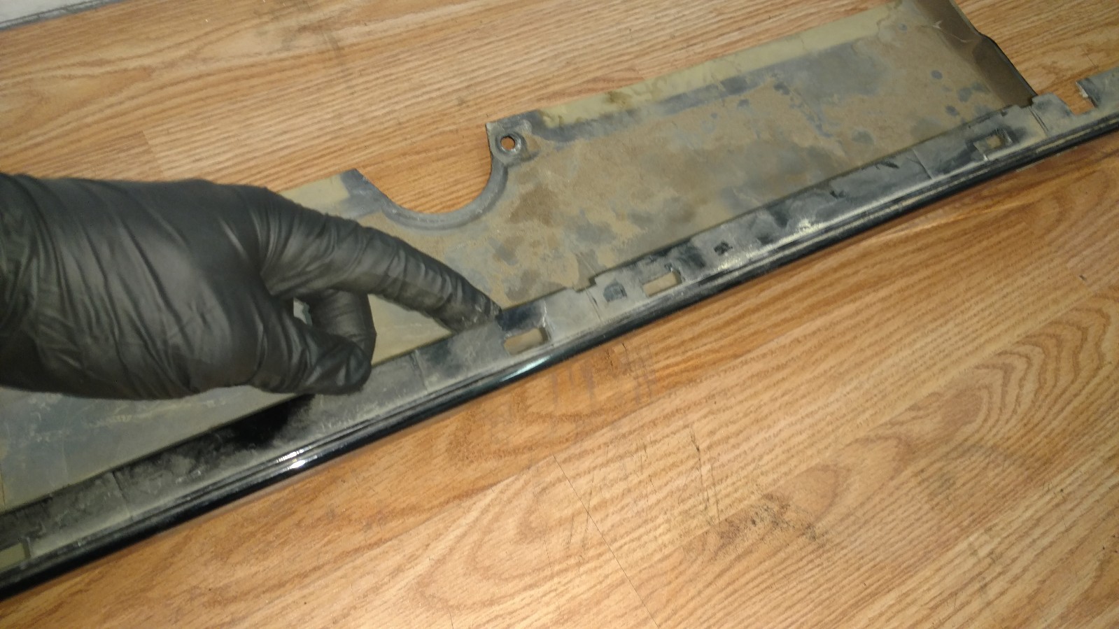 LAMBORGHINI GALLARDO LP560 LEFT SIDE MEMBER SILL LINING COVER OEM 400853563C  