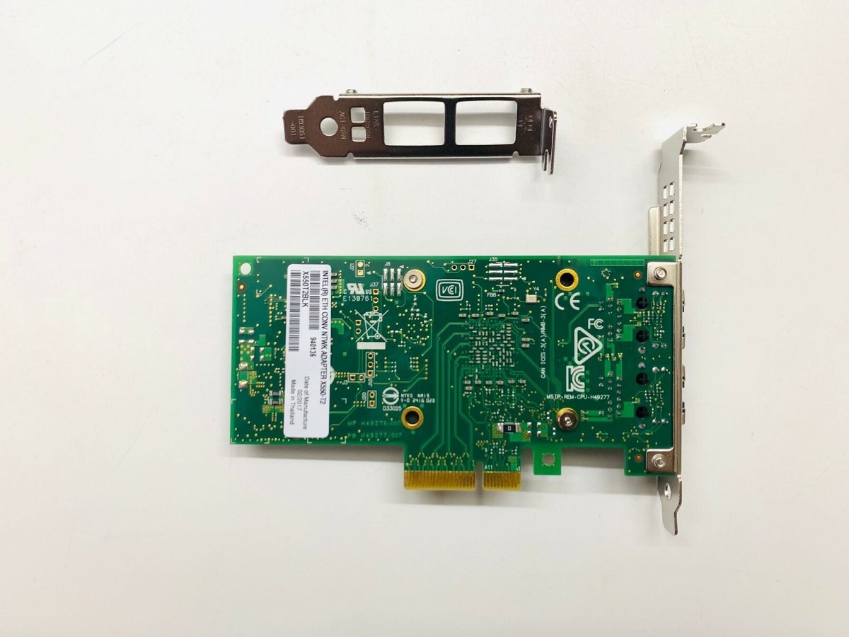 New OEM Intel X550-T2 10G Ethernet Server Adapter Converged New OEM Intel X550-T2 10G Ethernet Server Adapter Converged