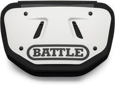 Sports Football Back Plate Hard Shell Lower Back Protector with Contoured Foam