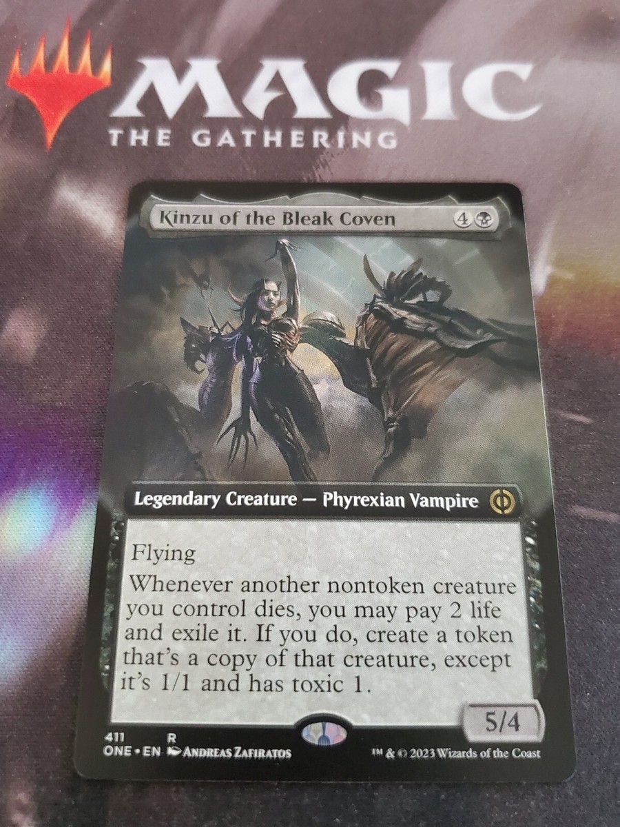 MTG. Kinzu of the Bleak Coven. Borderless. Phyrexia: All Will Be One. PF |  eBay