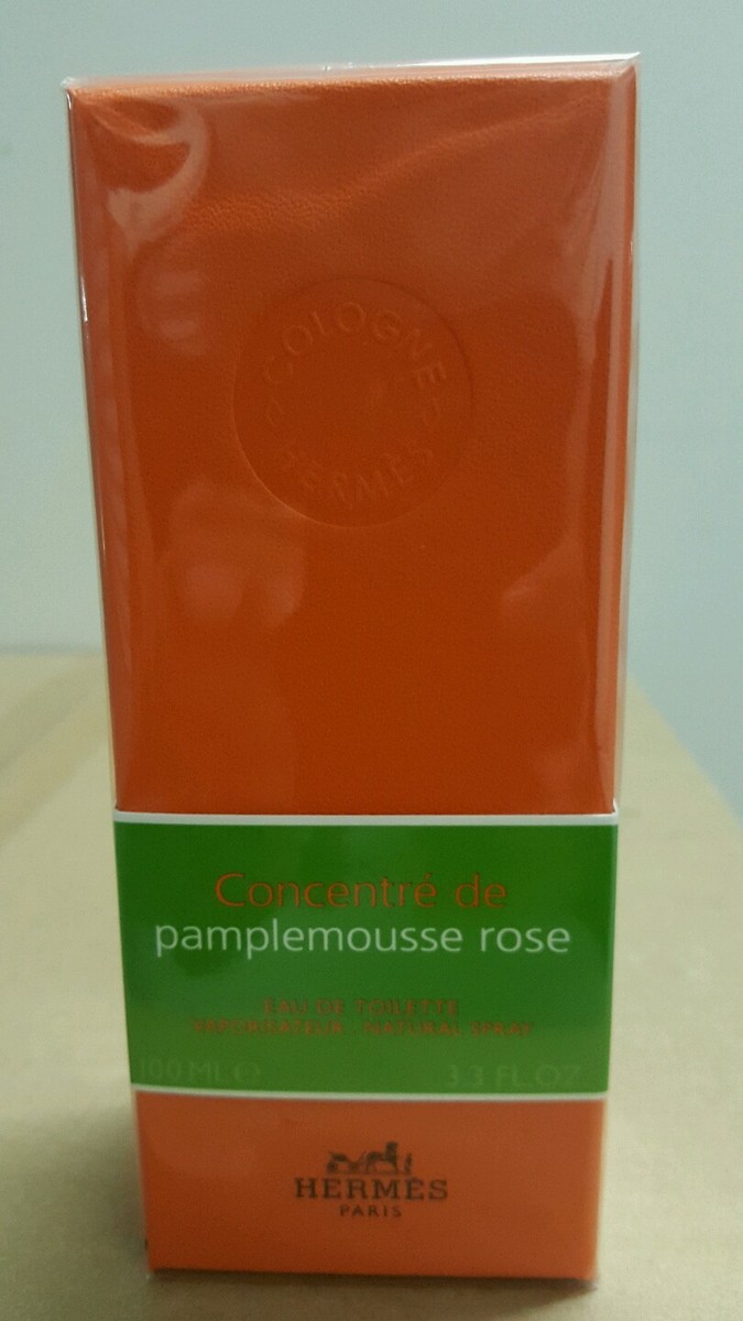 Hermes 100% Authentic Concentre de Pamplemousse Rose EDT, 3.3 Oz