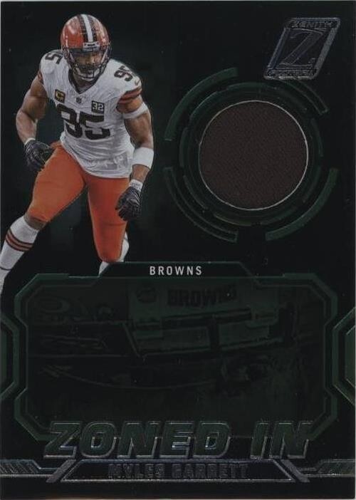 2024 Panini Zenith - Zoned in Myles Garrett #ZI-MGT (MEM) for sale