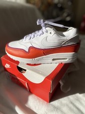 AIR MAX 1  LINER WHITE RED  SIZE 7W STYLE: 881101-105 