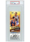 Stephen Curry Autographed 2014 Playoffs Round 1 Game 3 Ticket PSA 9 PSA/DNA 10