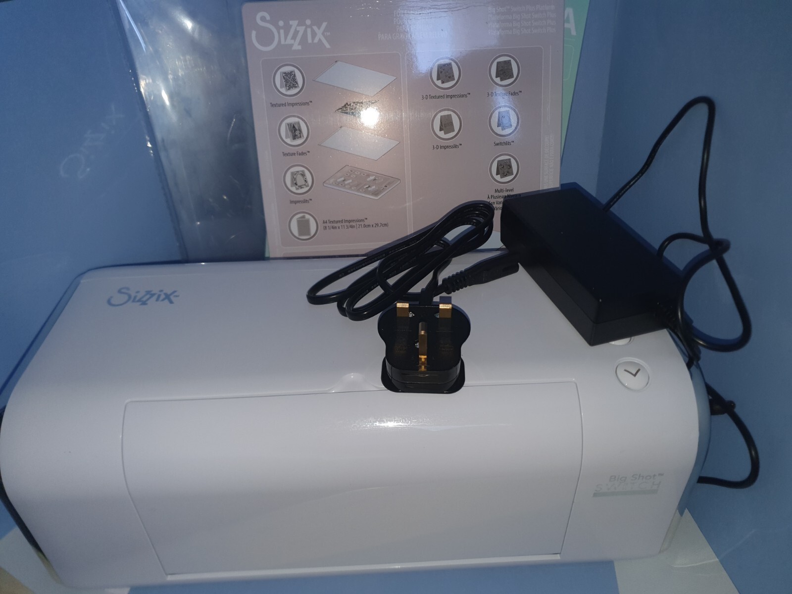 Sizzix Big Shot Switch Electric die cutting machine plates dies emboss