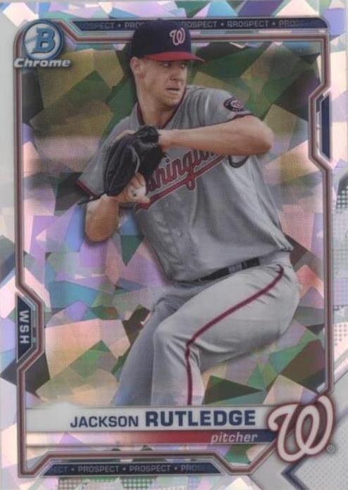 2021 Bowman - Chrome Prospects Jackson Rutledge #BCP-103 Atomic ...