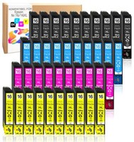 40Er Set Tintenpatronen Kompatibel Mit Epson Workforce WF-2540WF WF-2630WF