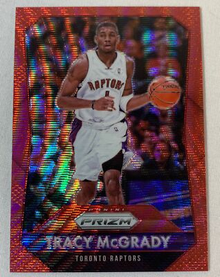 2015-16 Panini Prizm Ruby Wave #244 ~ TRACY McGRADY ~ 245/350