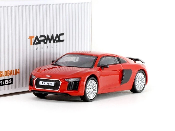 AUDI R8 V10 PLUS DYNAMICITE ROSSO modellino auto pressofuso super rara collez... - Immagine 2 di 4