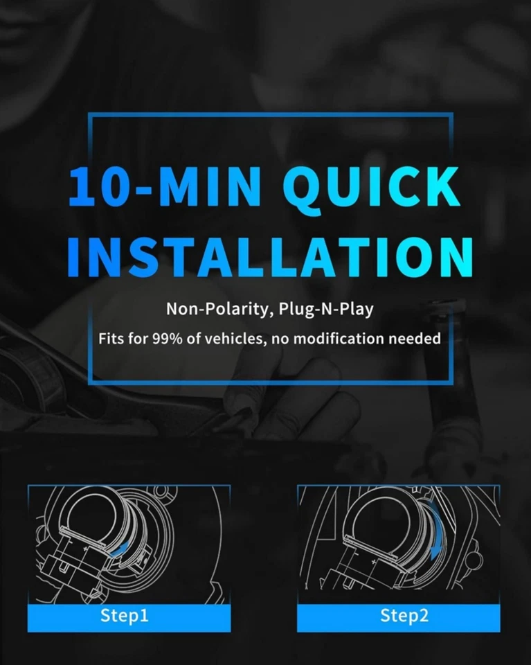 Honcs 9005 9006 Led Conversion Kit 4-Pack - Image 4 of 4