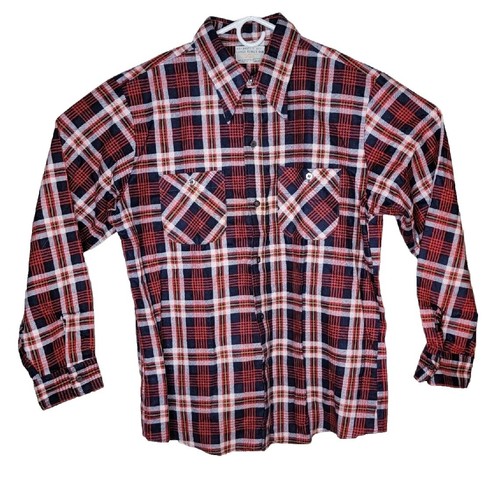 トップス DAKOTA 80s L/S Checked Flannel Shirt XL. Vintage 1980'S DAKOTA long-sleeved flannel check shirt size L