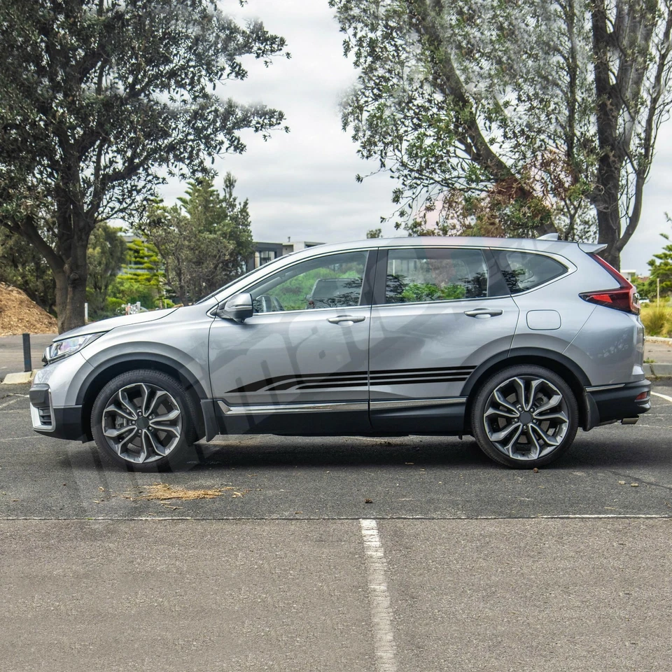 Triple raya para HONDA CRV calcomanía de vinilo puerta lateral diseño gráfico borde adhesivo Foto 2 de 4