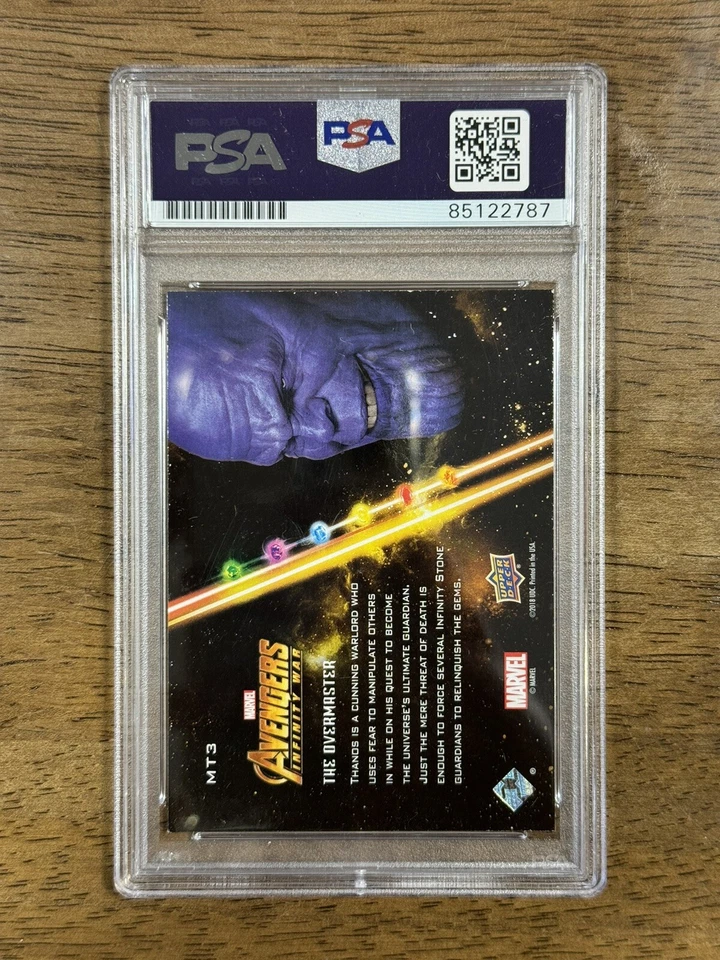 Josh Brolin SIGNED Thanos 2018 Upper Deck Infinity War Mad Titan PSA DNA AUTO - Image 2 of 2