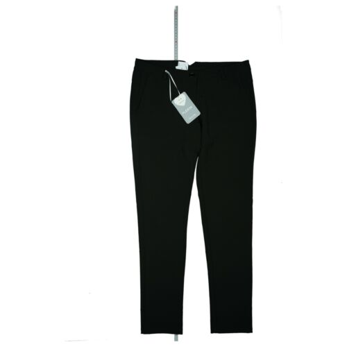 Please Femmes Pantalon Chino Business Stretch Slim Fit Noble Gr. L W30 L30 Noir - Photo 1/7