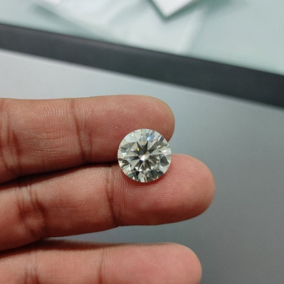 D Color 3 CT Lab Grown Diamond Solitaire Making Round Cut VVS1 Loose Certified