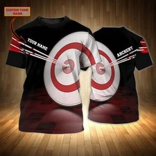 Customized 3D Archery Shirt Unisex Men Women Archery Shirt Gift For An Archery P