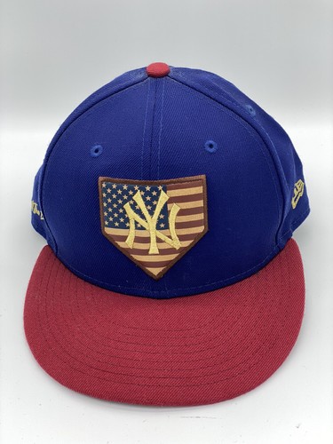 New York Yankees New Era 59Fifty Home of the Brave Fitted Hat Size 7 1/4 - Picture 3 of 10