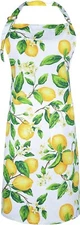Thick Lemon Cotton Women's Kitchen Apron Adjustable Lemon Apron Cooking Bakin...