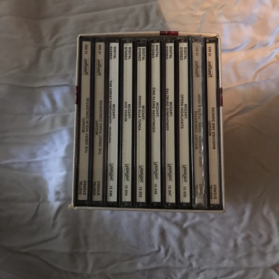 Mozart 100 Masterpieces 10-CD Collection music Box Set - Image 3 of 4