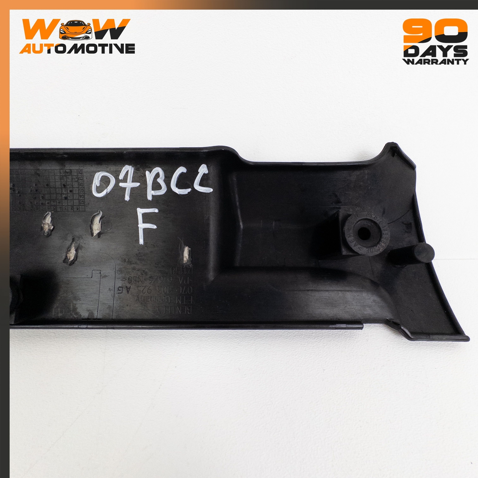 04-13 BENTLEY CONTINENTAL GTC FLYING SPUR ENGINE COMPARTMENT COVER PLATE TRIM OE