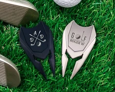 Custom Engraved Golf Divot Tool, Personalized Christmas Gift for Golfer