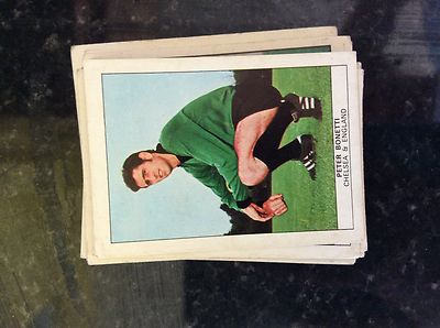 m17c4 trade card 1960s nabisco football no 20 peter bonetti 