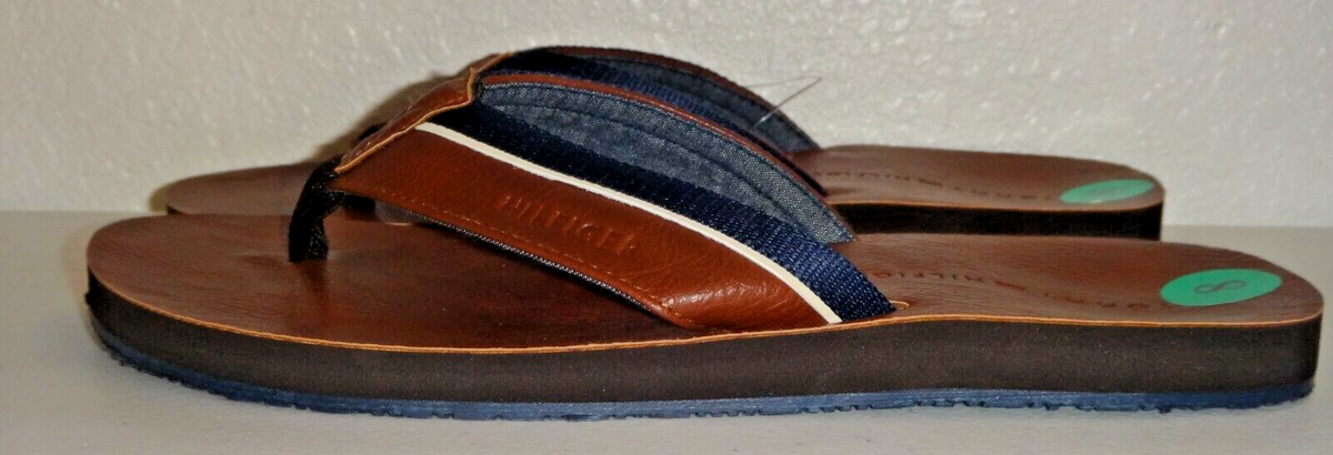 Tommy Hilfiger Drake-T Men Flip Flops Flat Sandals Cognac  display picture 1
