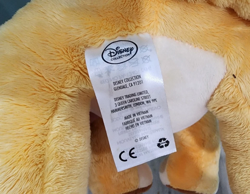 Коллекция Disney — оригинальная плюшевая игрушка-животное The Lion King Simba - Изображение 4 из 4