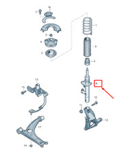 AUDI Q3 8U Front Gas Shock Absorber 5N0413031AF NEW GENUINE