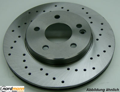2 ZIMMERMANN Bremsscheiben vorne  gelocht Nissan Maxima 200.2515.50