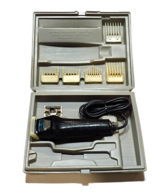 #ad Vintage CRAFTSMAN Hair Trimming Kit Sears Roebuck Original Gray Permanex Case $45.00