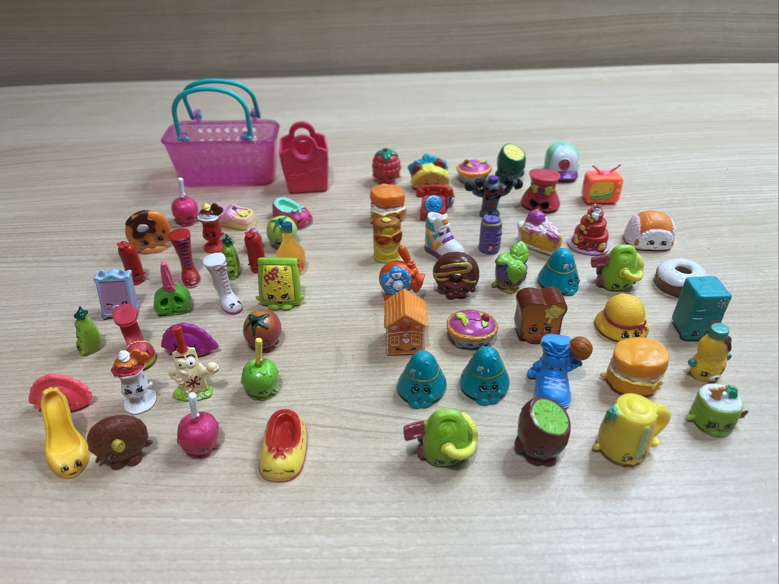 Moose Zuru Shopkins Pencil Toppers Mini Figures Vintage Lot of 66