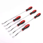 6PC CAR DOOR TRIM INTERIOR PANEL REMOVER CLIP REMOVAL LEVER LONG TOOL SET KIT US