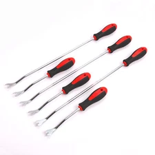 6PC CAR DOOR TRIM INTERIOR PANEL REMOVER CLIP REMOVAL LEVER LONG TOOL SET KIT US